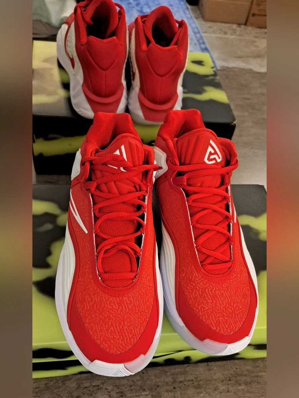 Nike Kids Red High-Top Sneakers
